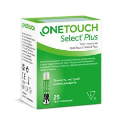 Тест-полоски One Touch Select Plus №25